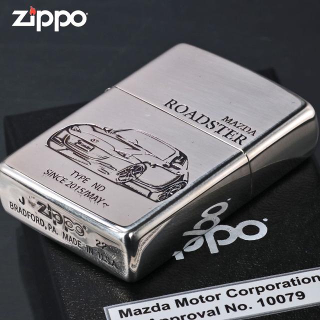 ZIPPO/MAZDAシリーズ マツダ　ROADSTER ND　ロードスター　銀イブシ　エッチング　MAZDA公認　ROADSTER-ND画像5