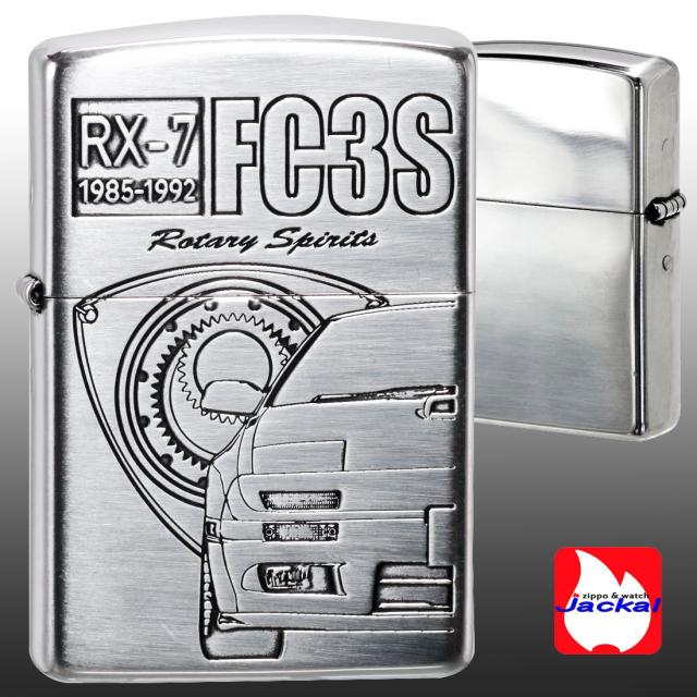 ZIPPO/MAZDAシリーズ マツダ　RX7　アールエックス・セブン　銀イブシ　エッチング　MAZDA公認　RX7-FC3S画像4