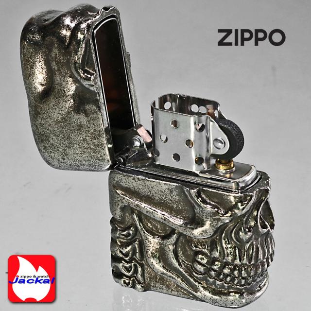 ZIPPO/スカルジャケットBNB ブラックニッケル バレル仕上げ オイルライター ドクロ SPECIAL-SKULL-BNB画像5