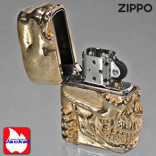 ZIPPO/スカルジャケットNGB ニッケルゴールド バレル仕上げ オイルライター ドクロ SPECIAL-SKULL-NGB画像5