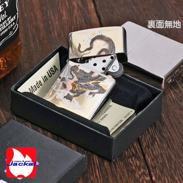 ZIPPO/和板 電鋳版プレート 雲龍　＃200　ブラッシュクローム　WB-UNRYU画像3