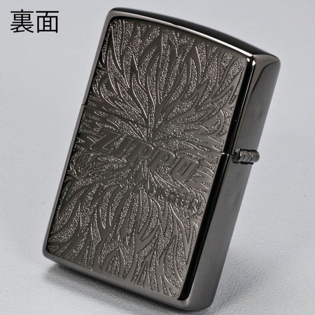 ZIPPO/大人気「WINDY」メタル貼り　ネオブラック エッチング　WINDY-Metal-NB画像3
