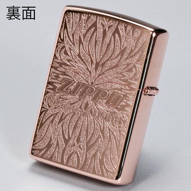 ZIPPO/大人気「WINDY」メタル貼り　ローズピンク エッチング　WINDY-Metal-RP画像3