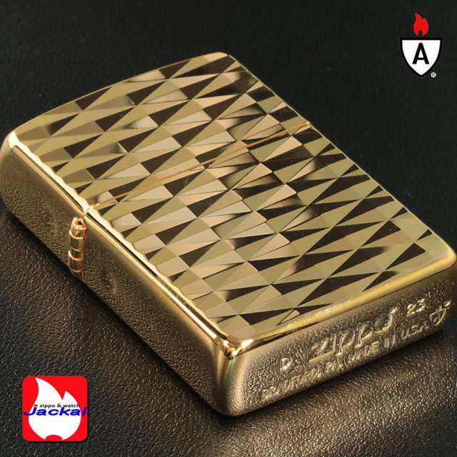ZIPPO/ARMOR アーマー　鎧　ダイヤカット 2面彫刻　＃162ゴールドメッキ加工 162G-2DC画像5
