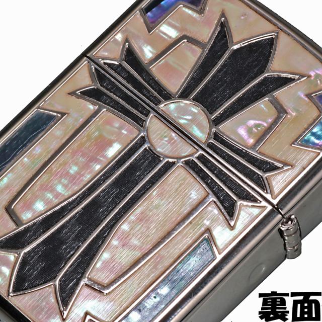 ZIPPO/アーマー armar ジッポー 限定 シリアルNo.入 ニューグランドクロス ニッケルベース&シェルカーボンコンビ 162GRND-CRS-SV画像8