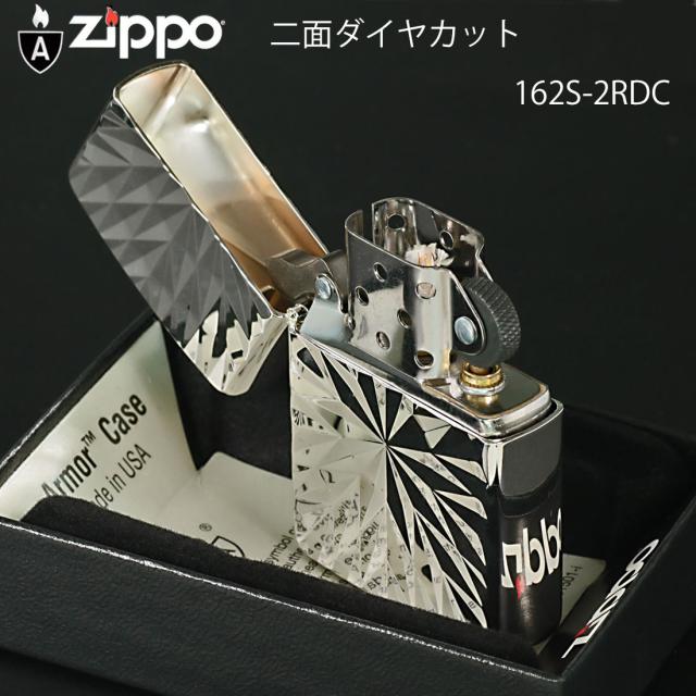 ZIPPO/ARMOR アーマー　鎧　ダイヤカット 両面彫刻　＃162シルバーメッキ加工 162S-2RDC画像4