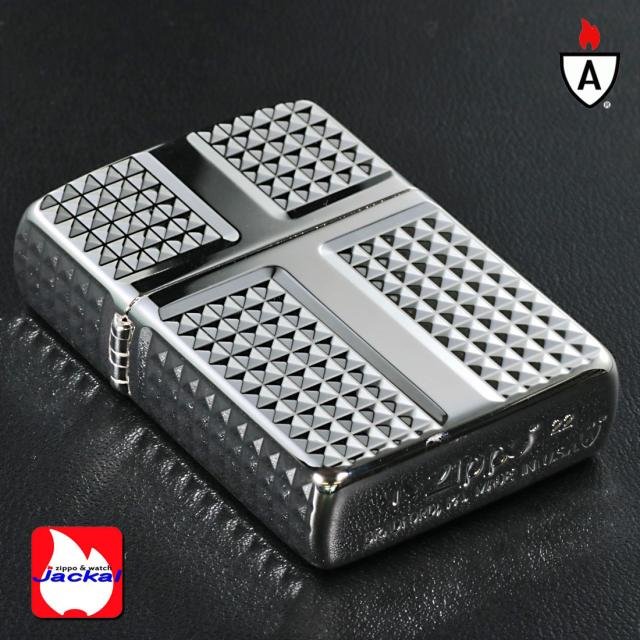 ZIPPO/ARMOR アーマー　鎧　ダイヤカット 4面彫刻　＃162 シルバーメッキ加工 162S-4CRDC画像5