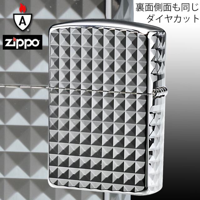 ZIPPO/ARMOR アーマー　鎧　ダイヤカット 4面彫刻　＃162 シルバーメッキ加工 162S-4DC画像3