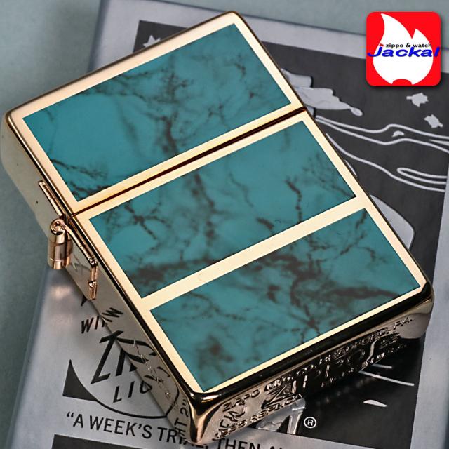 ZIPPO/1935 復刻　レプリカ 限定　ジッポー　シリアルNo.入　ゴールド&ターコイズブルー　1935EPG-TBL画像6