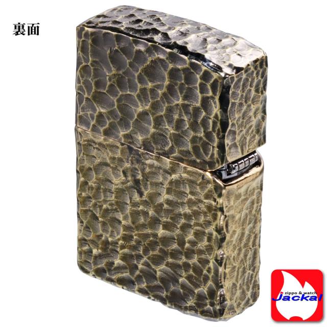 ZIPPO/フルメタルジャケット ハンマートーン ツチ目 全面加工 真鍮メッキいぶし仕上げ 2FMJ-BI画像5