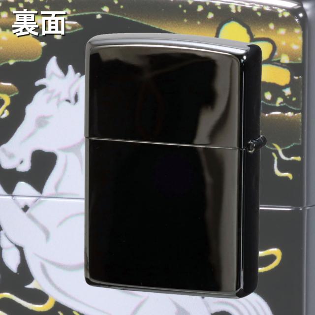 ZIPPO 令和八年干支「午」 完全受注生産モデル 黒チタンコーティング 2026年 うま　2TIBK-HORSE画像5