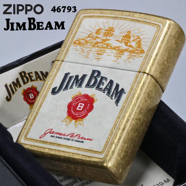ZIPPO/Jim Beam Logo ロゴ ジムビーム 正規ライセンス US 2025秋モデル ストリートブラス 46793画像2