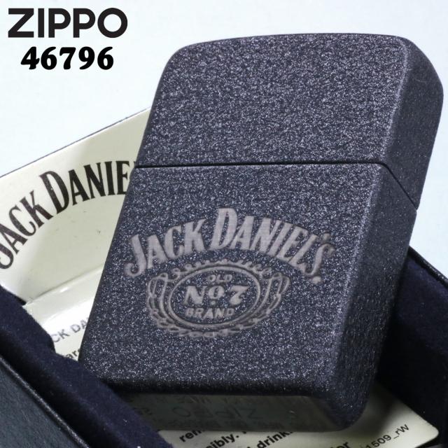 ZIPPO/JACK DANIEL'S ジャックダニエル ロゴ 正規ライセンスUS 2025秋モデル 1941レプリカ ブラッククラックル 46796画像1