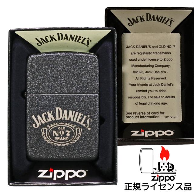 ZIPPO/JACK DANIEL'S ジャックダニエル ロゴ 正規ライセンスUS 2025秋モデル 1941レプリカ ブラッククラックル 46796 画像4
