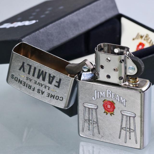 ZIPPO/Jim Beam Logo ジムビーム ロゴ US 2025秋モデル ストリートクローム 46800画像4
