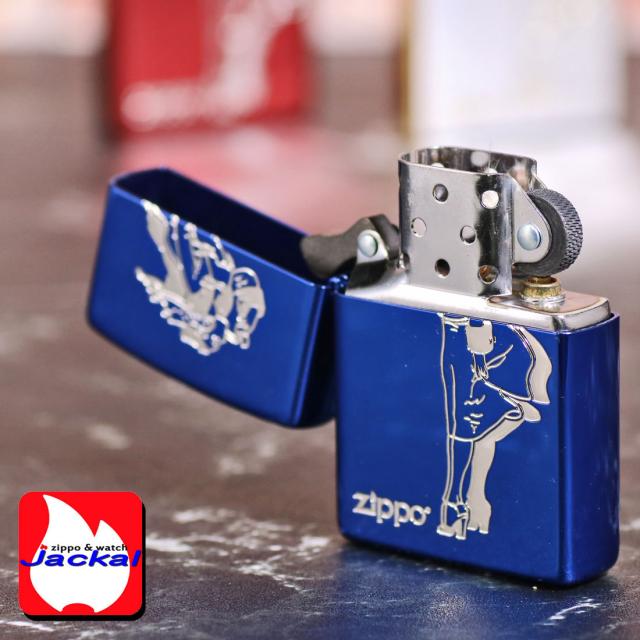 ZIPPO/人気の「WINDY」デザイン クラシカル ウィンディ イオンコートブルー オイルライター CL-WINDY-BL画像6