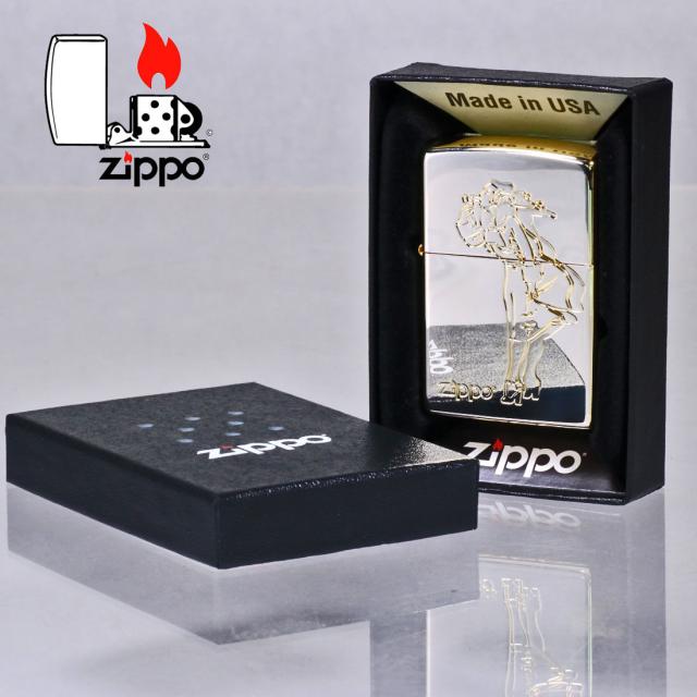 ZIPPO/人気の「WINDY」デザイン クラシカル ウィンディ シルバー・ゴールドミラー オイルライター CL-WINDY-SG画像4