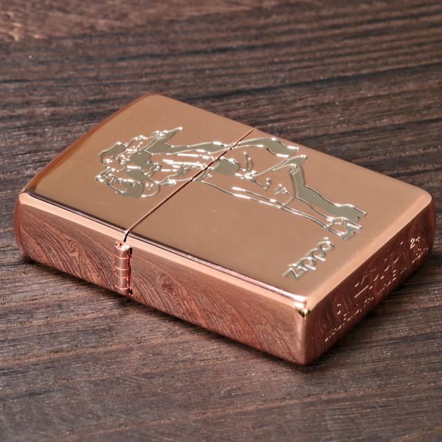 ZIPPO/人気の「WINDY」デザイン クラシカル ウィンディ ピンクゴールド オイルライター CL-WINDY画像3
