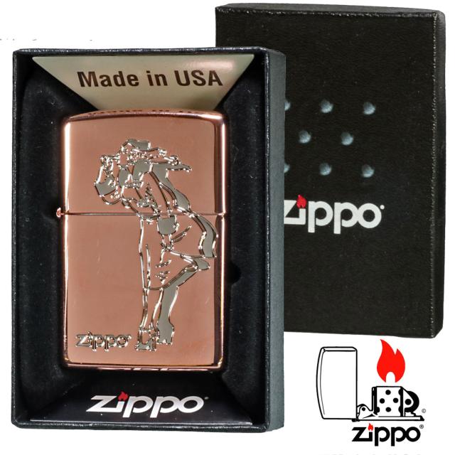 ZIPPO/人気の「WINDY」デザイン クラシカル ウィンディ ピンクゴールド オイルライター CL-WINDY画像8
