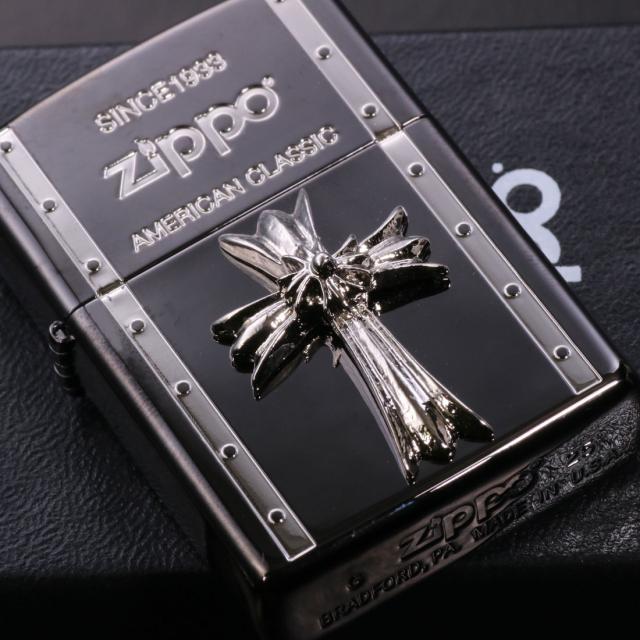 ZIPPO/クロスメタル BLACK ガンメタル 人気のクロスメタルシリーズ J CRBK-J画像6