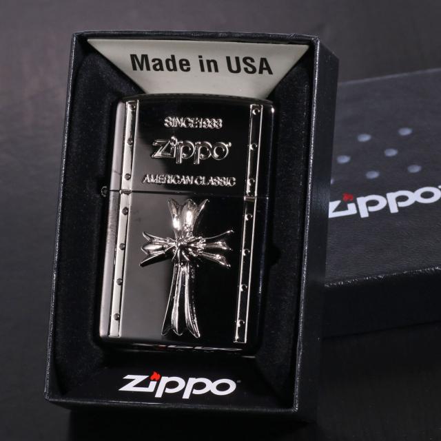 ZIPPO/クロスメタル BLACK ガンメタル 人気のクロスメタルシリーズ J CRBK-J画像7