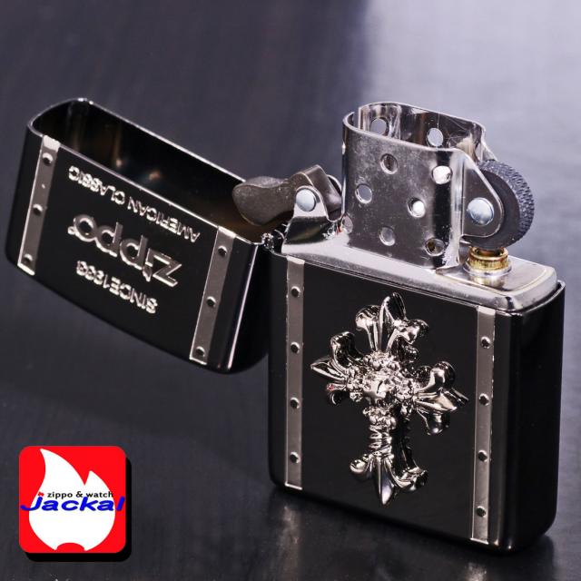ZIPPO/クロスメタル BLACK ガンメタル 人気のクロスメタルシリーズ M CRBK-M画像5