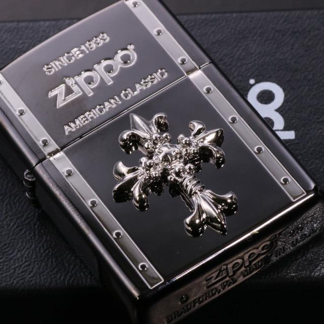 ZIPPO/クロスメタル BLACK ガンメタル 人気のクロスメタルシリーズ M CRBK-M画像6