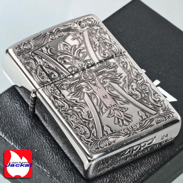 ZIPPO/クロスシリーズ ニッケルイブシ エッチング 十字架 CROSS-NI画像4