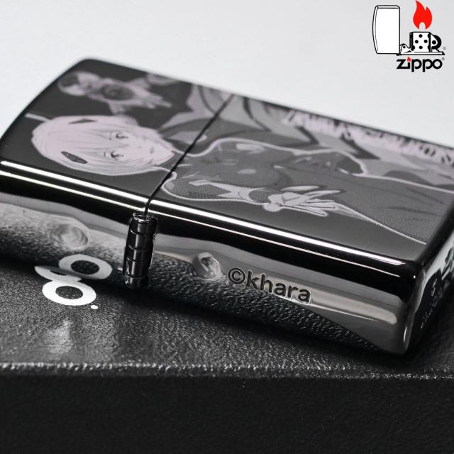 ZIPPO/ヱヴァンゲリヲン アヤナミレイ(仮称)/Mark09 ブラックチタン マイクロレーザー彫刻  シリアルナンバー入り EV-REI-09画像3