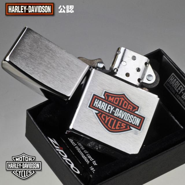 ZIPPO/ハーレーダビッドソン Harley-Davidson HARLEY ロゴ プリント ブラッシュクローム HD-200HD-H252画像3