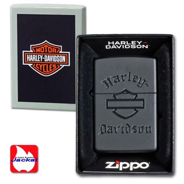 ZIPPO/ハーレーダビッドソン Harley-Davidson HARLEY ロゴ ブラックマット HD-46218画像5