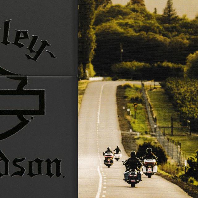 ZIPPO/ハーレーダビッドソン Harley-Davidson HARLEY ロゴ ブラックマット HD-46218画像6