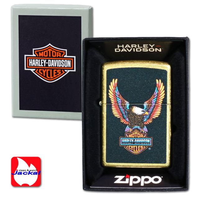 ZIPPO/ハーレーダビッドソン Harley-Davidson HARLEY イーグルロゴ ストリートブラス プリント HD-46678画像5