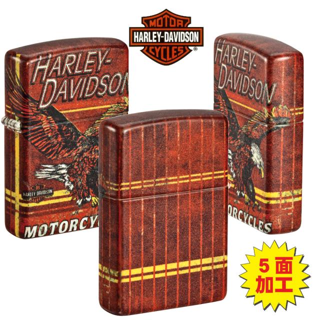 ZIPPO/ハーレーダビッドソン Harley-Davidson HARLEY 白頭鷲 5面加工 プリント HD-48602画像3