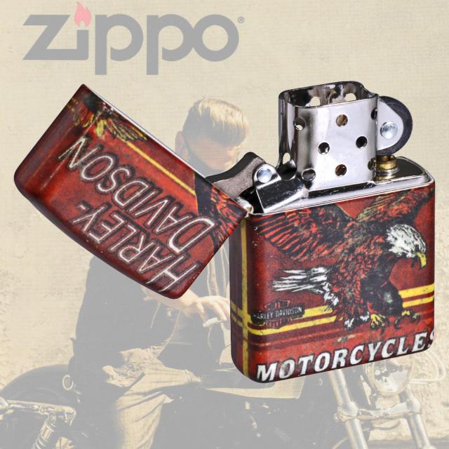 ZIPPO/ハーレーダビッドソン Harley-Davidson HARLEY 白頭鷲 5面加工 プリント HD-48602画像4