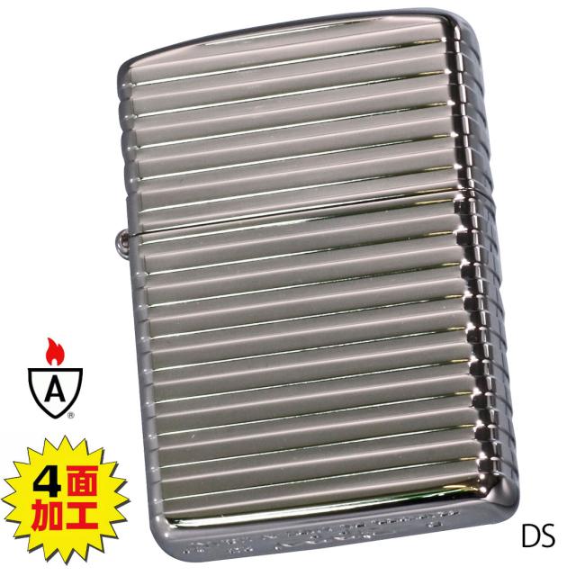 ZIPPO/ARMOR アーマー　ホリゾンタルストライブ ダイアノシルバー DS 3次元立体彫刻 4面連続加工　Horizontal Stripe HS-DS画像7