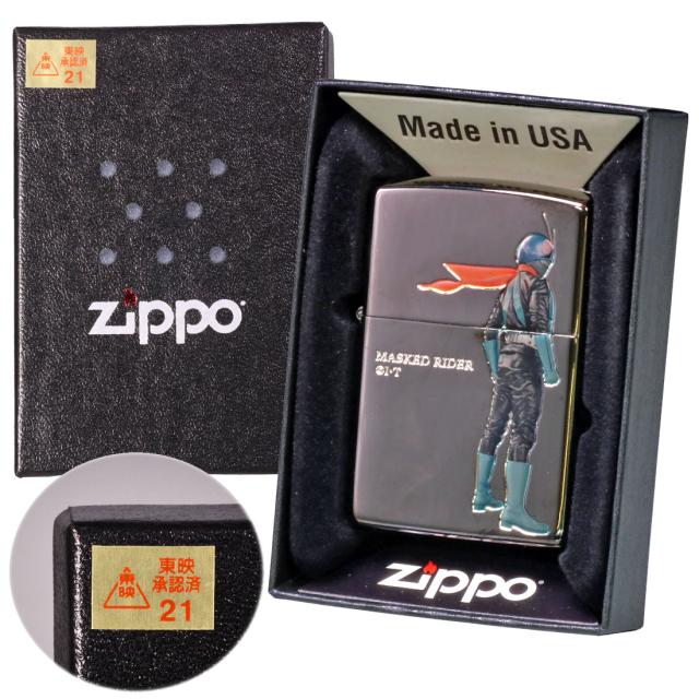 ZIPPO/仮面ライダー1号 東映公式認定 エッチング ブラックニッケル(つやあり) zKR-NO1画像4