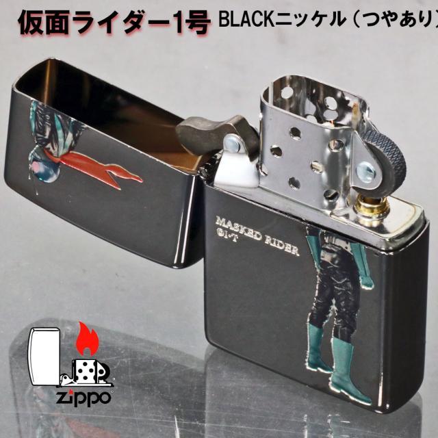 ZIPPO/仮面ライダー1号 東映公式認定 エッチング ブラックニッケル(つやあり) zKR-NO1画像5