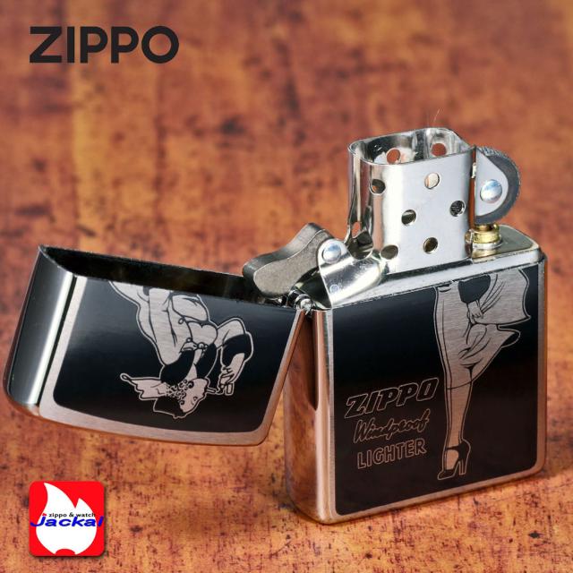 ZIPPO/人気の「WINDY」デザイン　ウィンディ プリント(Oven-Cured)  B ブラック オイルライター　P-WINDY-B画像6