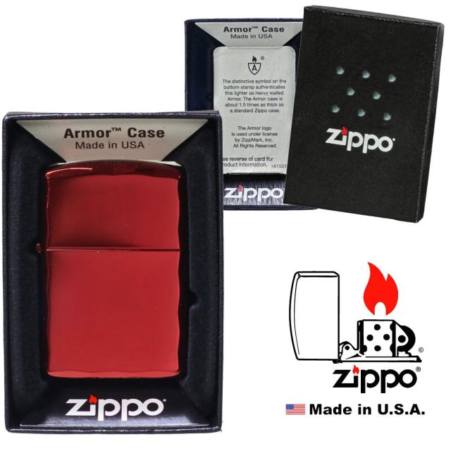 ZIPPO/アーマー シャインレイカット レッド SHINLAY-RD画像3