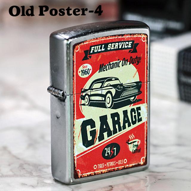 ZIPPO/Old Poster-4 プリント加工 ストリートクローム Z207-119573画像6