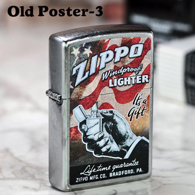 ZIPPO/Old Poster-3 プリント加工 ストリートクローム Z207-119575画像6