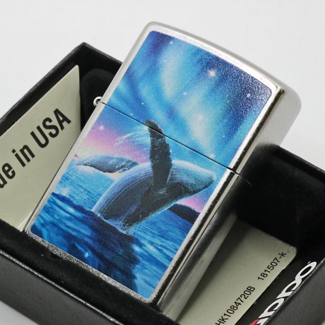 ZIPPO/Whale プリント加工 ストリートクローム Z207-119762画像5