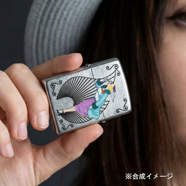 ZIPPO/USオリジナルZIPPO 2025 人気の「WINDY」デザイン Windy Flame ストリートクローム プリント加工 zZ207-125614画像7