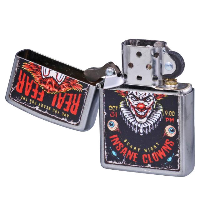 ZIPPO/USオリジナルZIPPO 2025 ピエロ柄  INSANE CLOWNS ストリートクローム プリント加工 zZ207-125618画像5