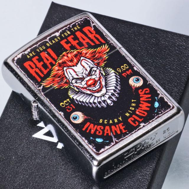 ZIPPO/USオリジナルZIPPO 2025 ピエロ柄  INSANE CLOWNS ストリートクローム プリント加工 zZ207-125618画像6