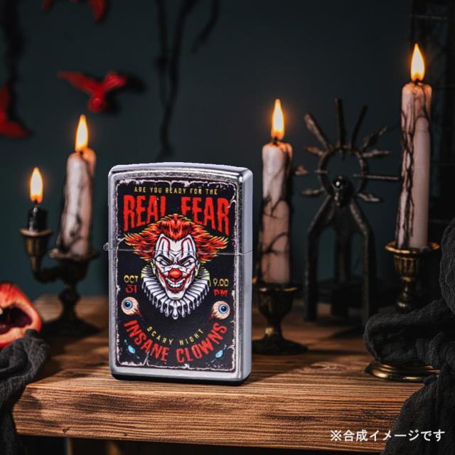 ZIPPO/USオリジナルZIPPO 2025 ピエロ柄  INSANE CLOWNS ストリートクローム プリント加工 zZ207-125618画像8
