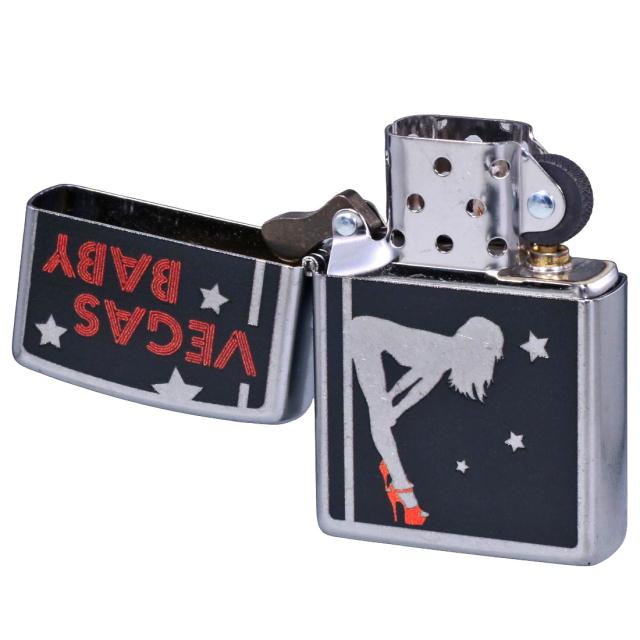 ZIPPO/zippo(ジッポーライター) USオリジナルZIPPO 2025 ガール柄 ストリートクローム プリント加工 zZ207-125619画像5
