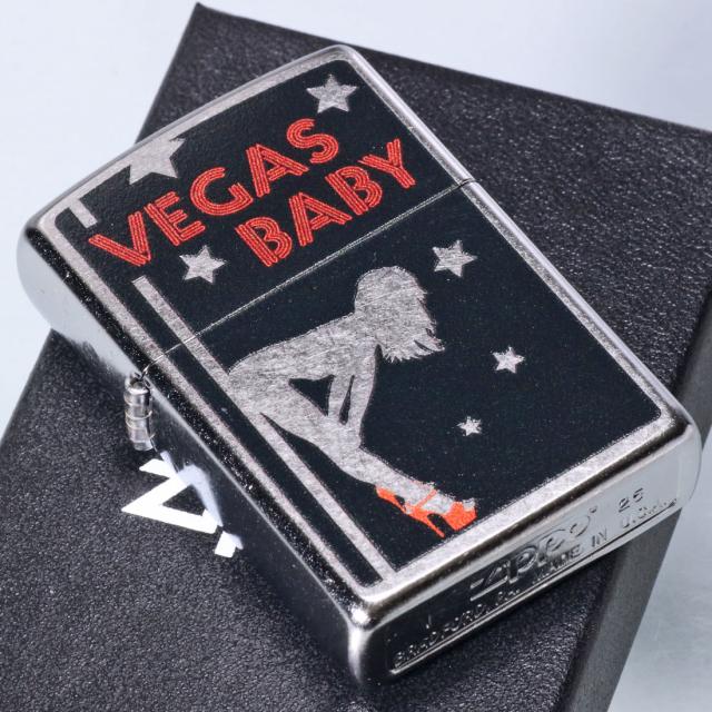 ZIPPO/zippo(ジッポーライター) USオリジナルZIPPO 2025 ガール柄 ストリートクローム プリント加工 zZ207-125619画像6