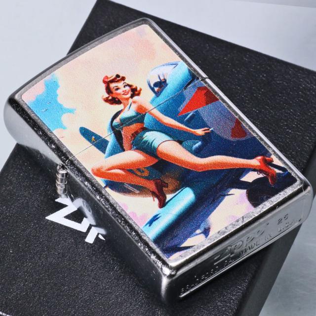 ZIPPO/USオリジナルZIPPO 2025 セクシーガール ストリートクローム プリント加工 zZ207-125621画像6